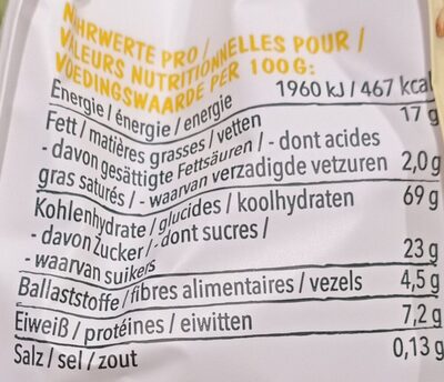 Zitronen Kekse - Nutrition facts