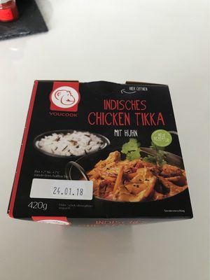 Indisches Chicken Tikka mit Huhn - Produit