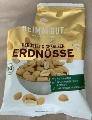 Erdnüsse geröstet & gesalzen - Produkt - de