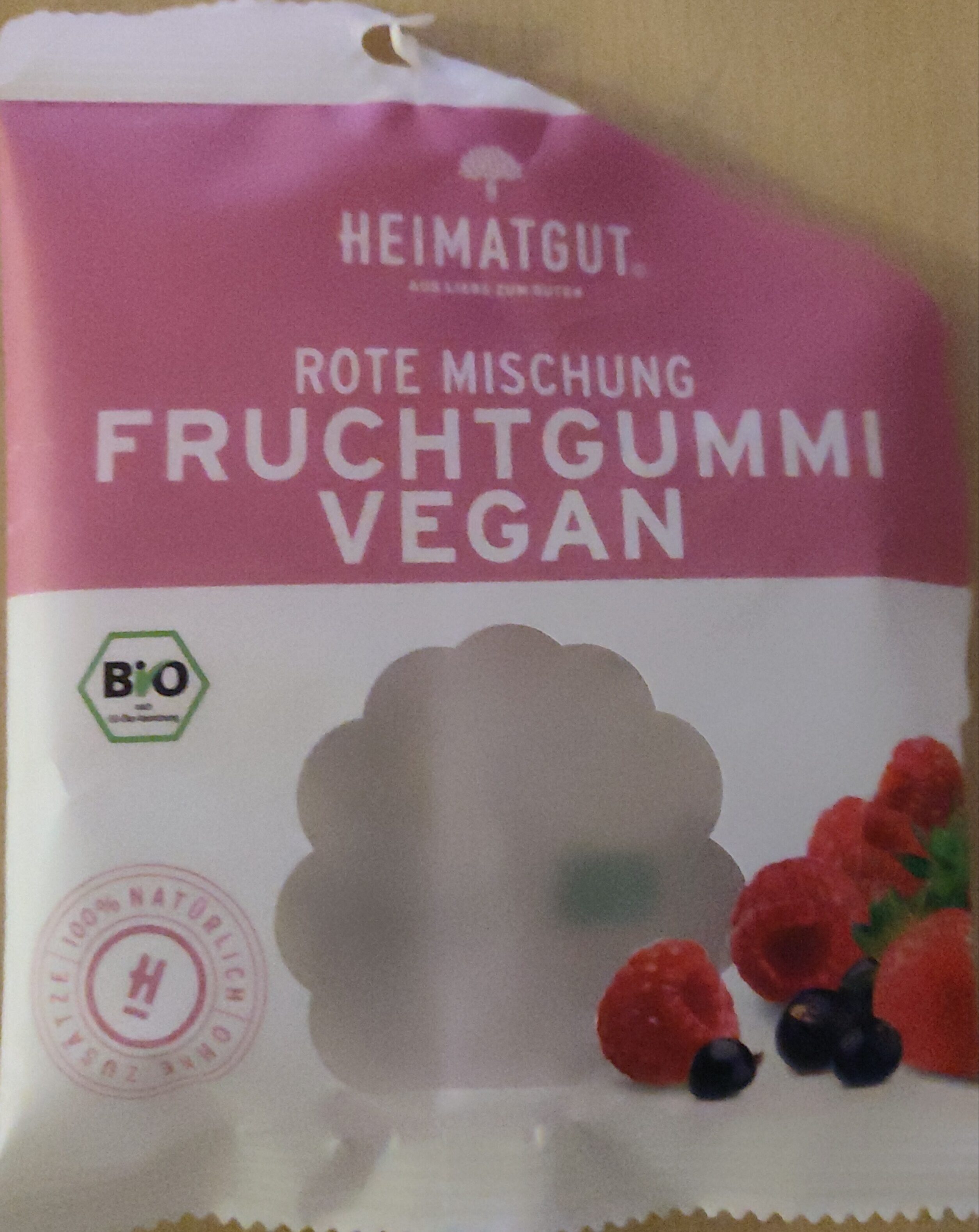 Rote Mischung - Fruchtgummi Vegan - Product - de