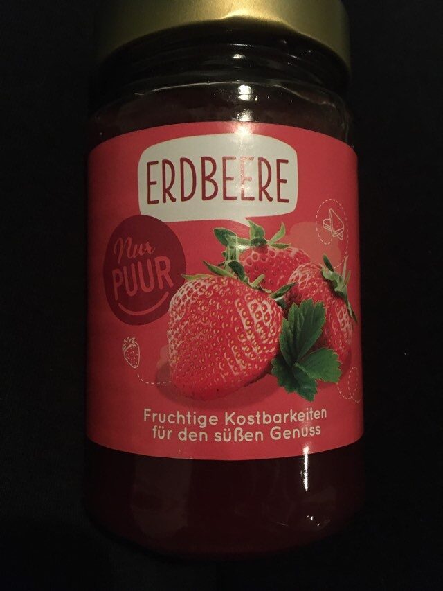 Erdbeere Marmelade nur pur - Produkt