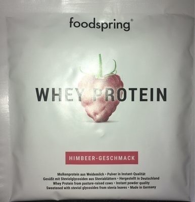 Foodspring Whey Protein Himbeere - Produit