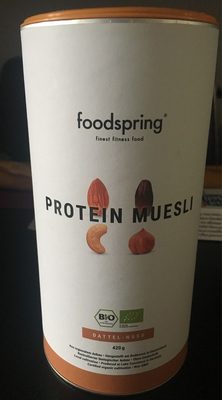Foodspring Protein Müsli Dattel-nuss - Produit - en