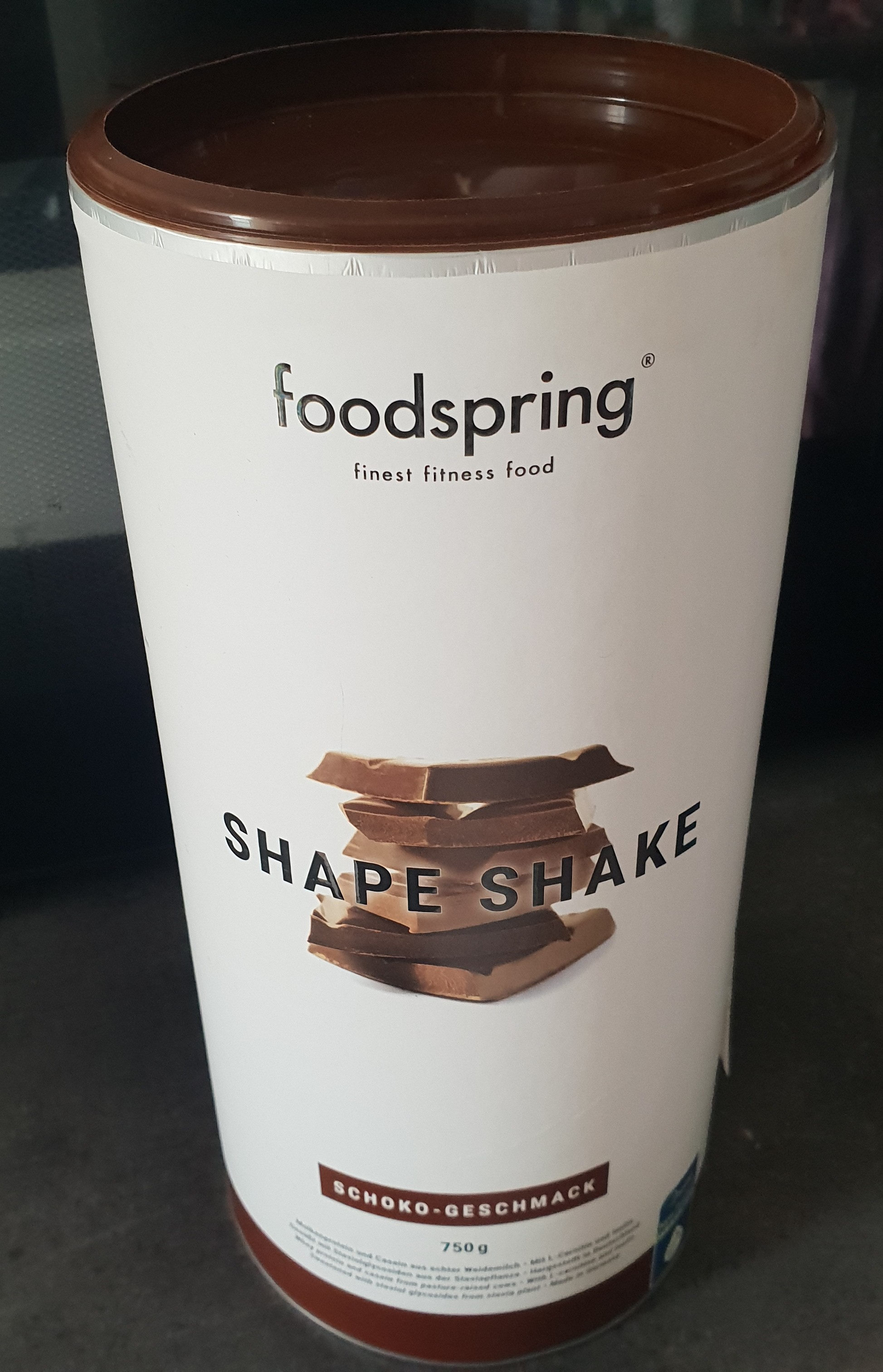 Shape shake - Tableau nutritionnel