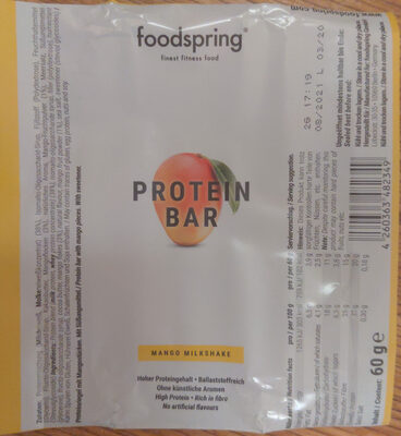 Protein bar - Producto - en