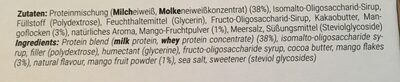 Protein bar - Ingrédients
