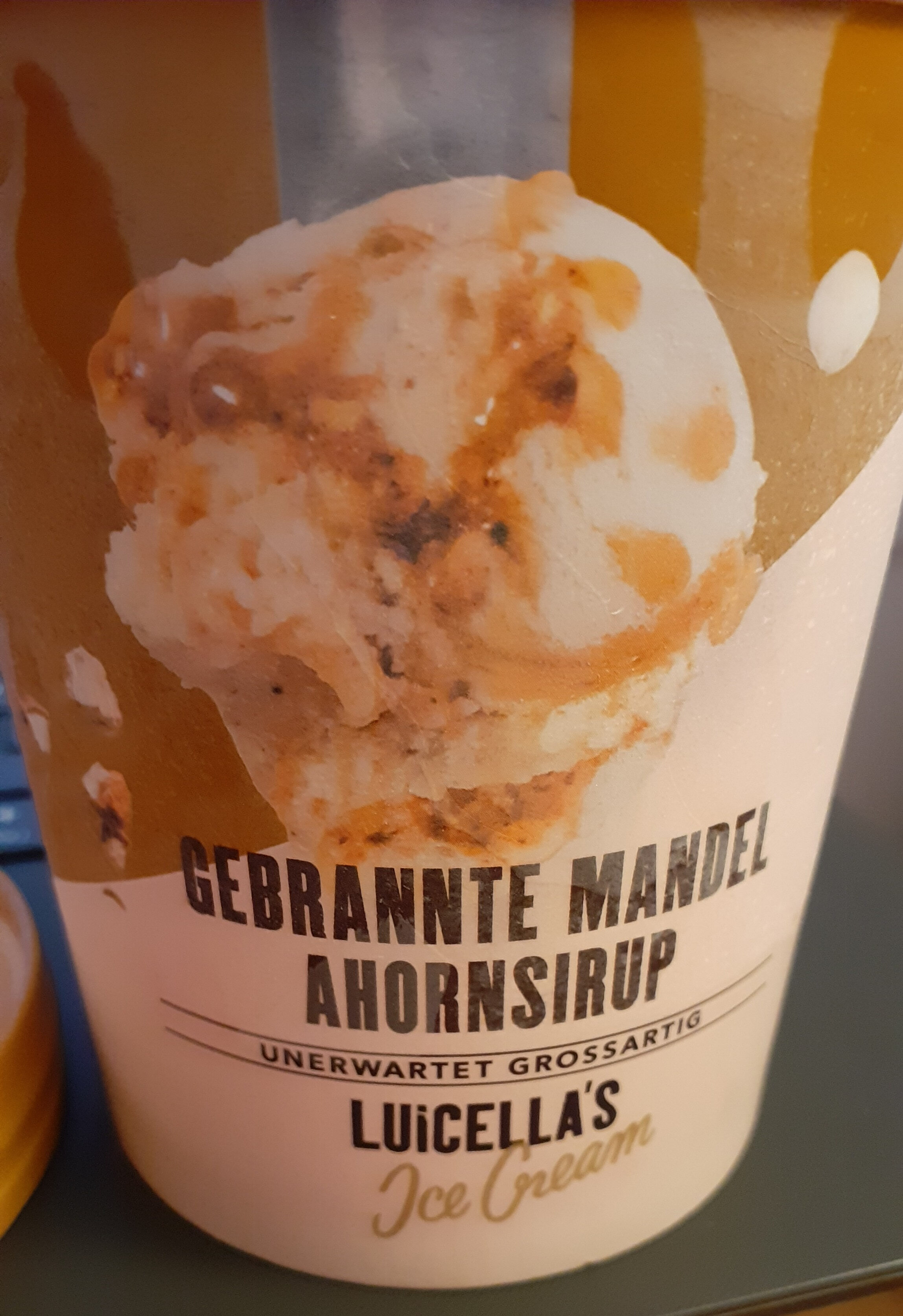 Ice Cream Gebrannte Mandel Ahornsirup - Produkt