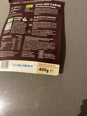 Chili Sin Carne - Recycling instructions and/or packaging information - de