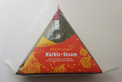 Rice up onigiri Kürbis-Sesam - Produkt