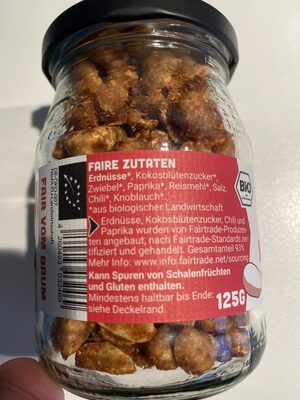 King Crunchy Erdnüsse - Ingrediënten - de