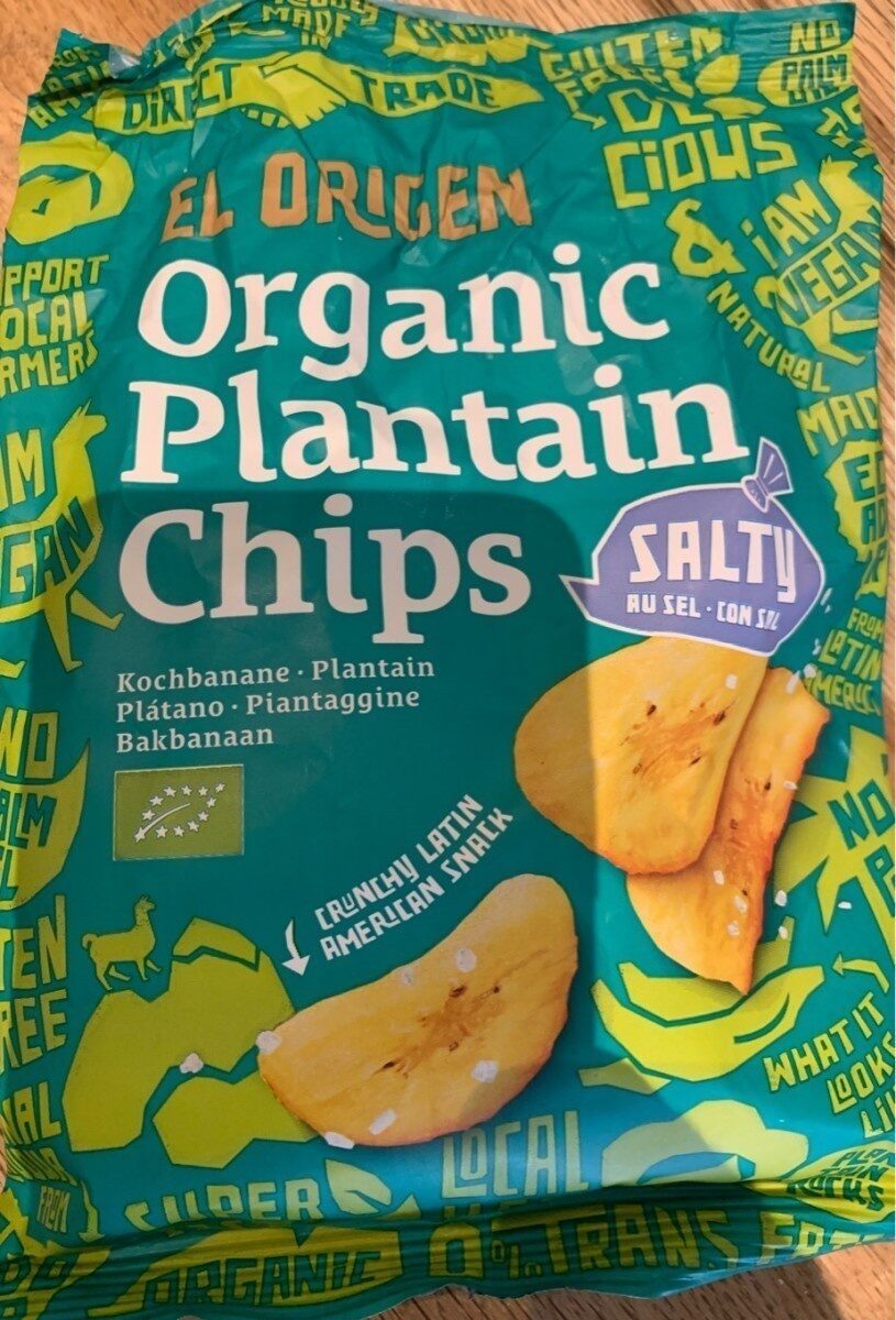 Organic plantain chips salty - Produkt - fr