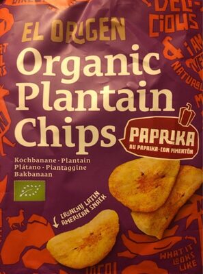 Organic Plantain Chips Paprika - Produkt - fr