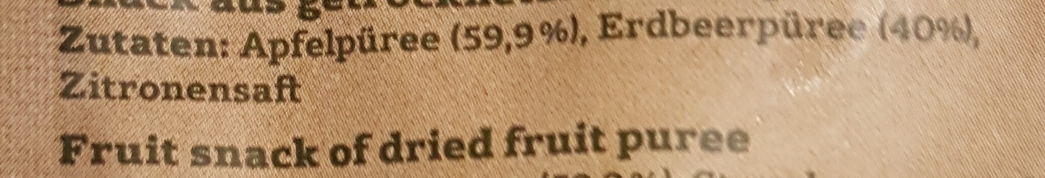 Frucht papier - Ingredients - de