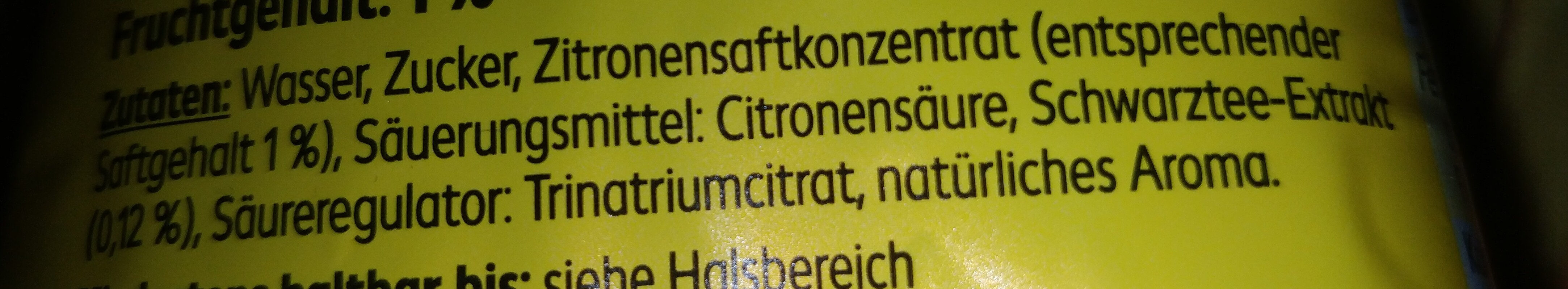 K Classic Eistee, Zitrone - Ingredienser - de