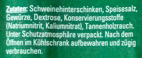 Schwarzwälder Schinken, g.g.A. - Ingredients - de