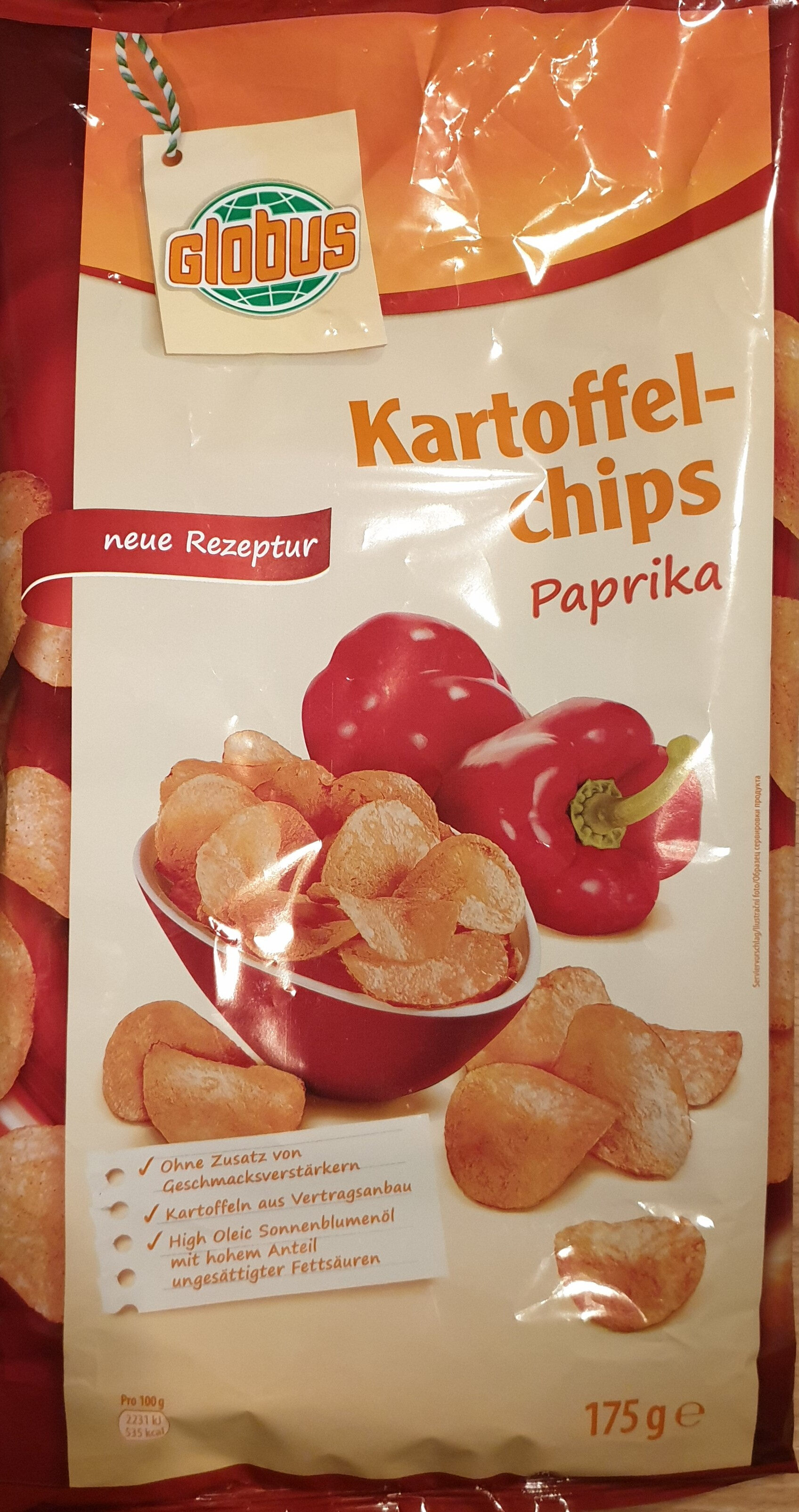Kartoffelchips Paprika - Produkt