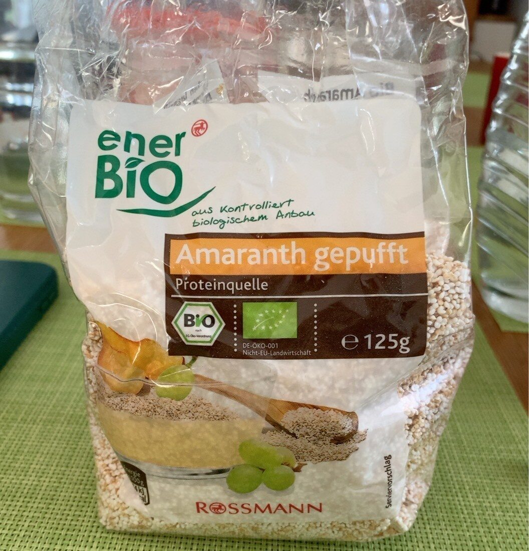 Bio Amaranth gepufft - Product - de