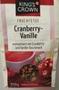 Früchtetee Cranberry-Vanille - Product