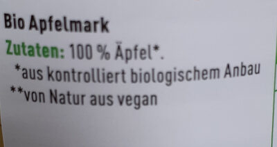 Apfelmark - Ingredients - de