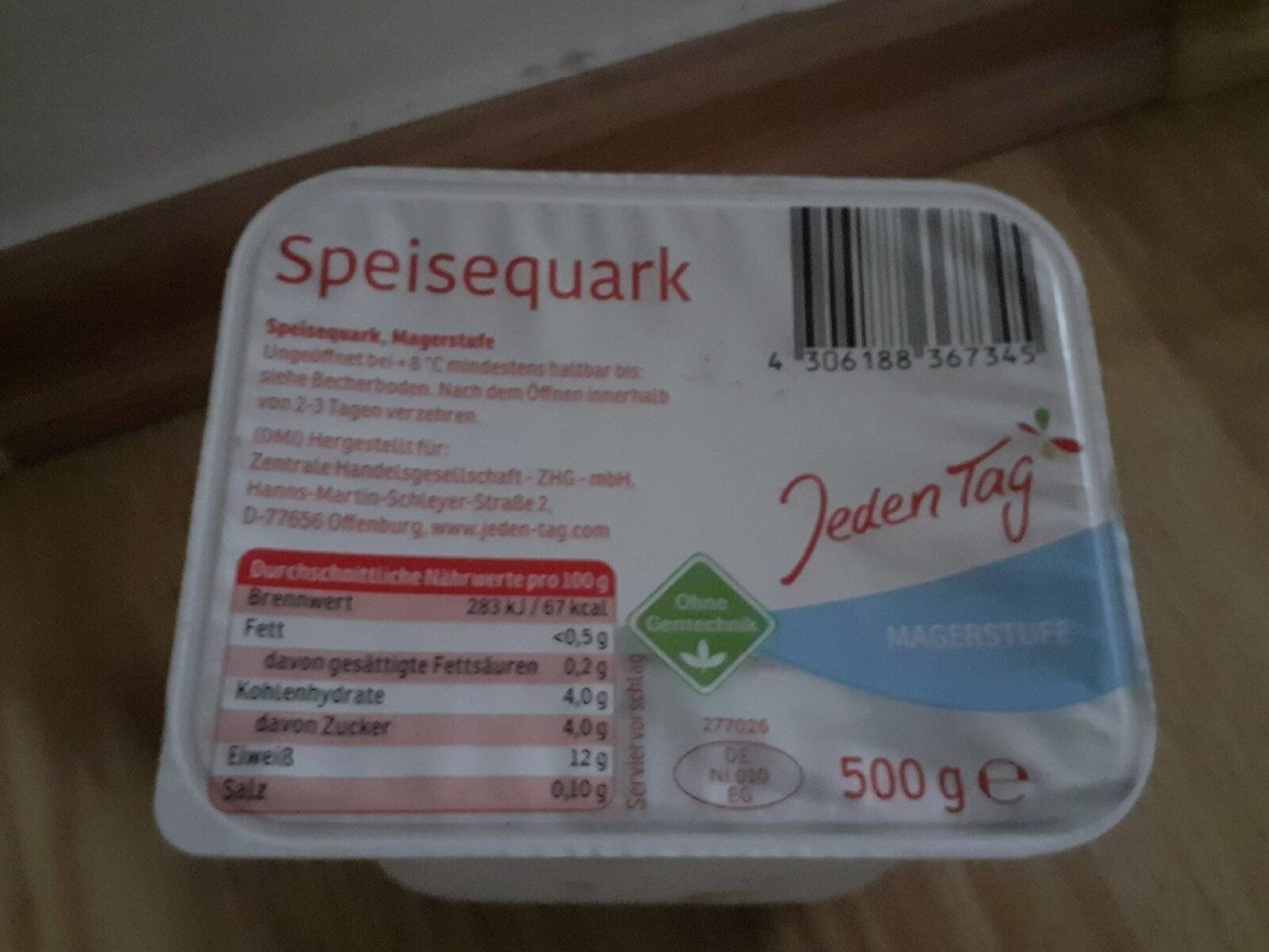 Speisequark - Producto - de