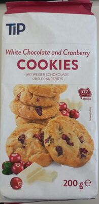 White Chocolate and Cranberry COOKIES - Produkt