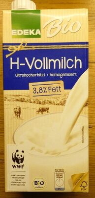H-Vollmilch 3,8% Fett - Producto - de