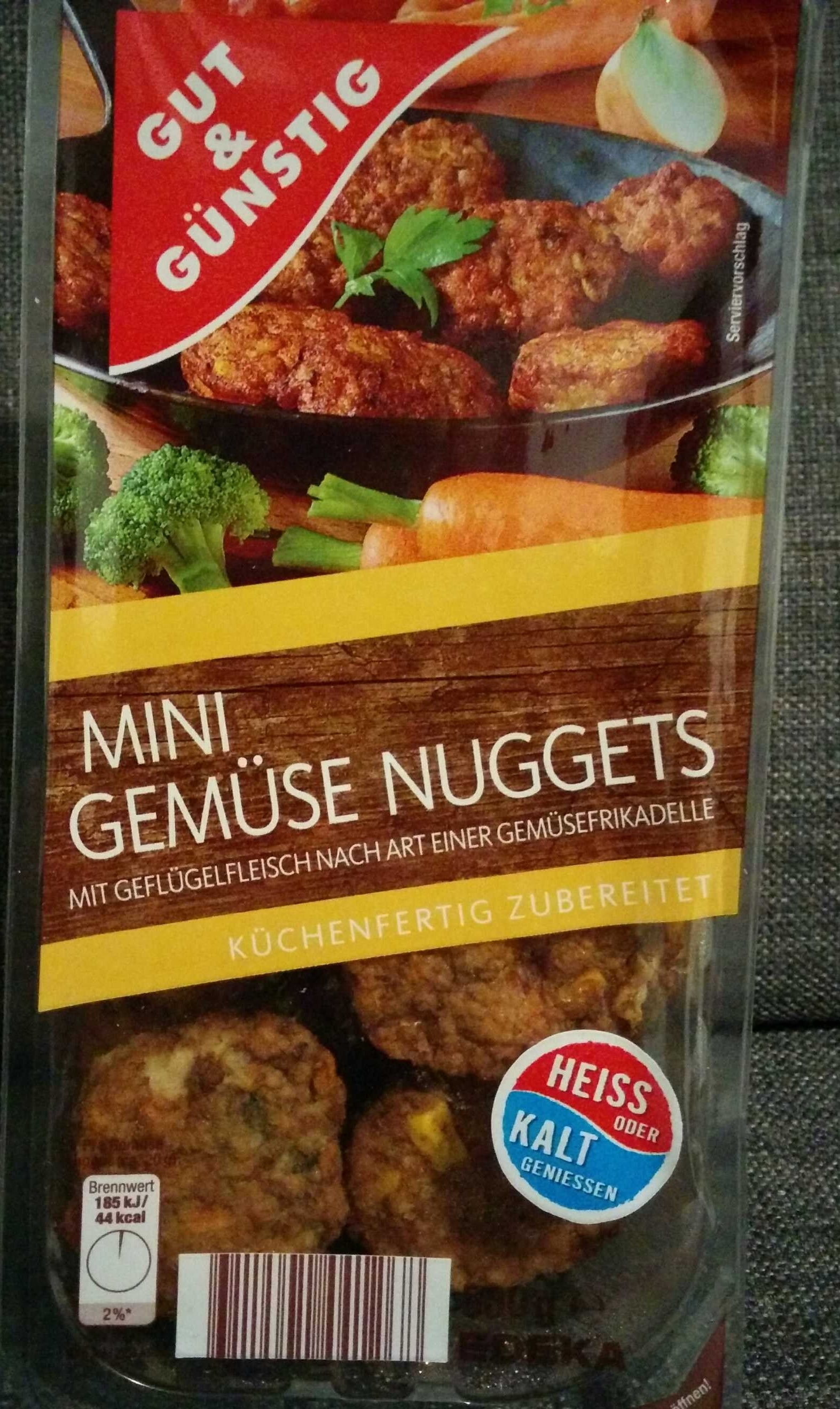 Mini Gemüse Nuggets - Producto - de