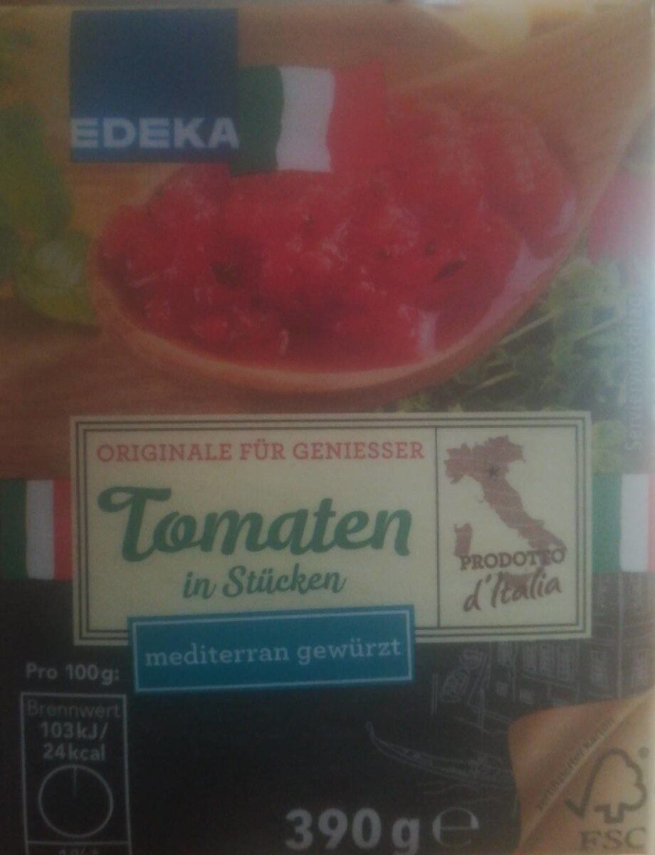 Tomaten in Stücken Mediterran - Produit - de