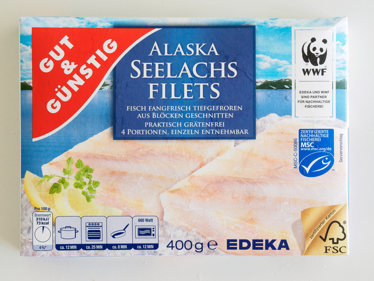 Alaska Seelachs Filets - Produkt