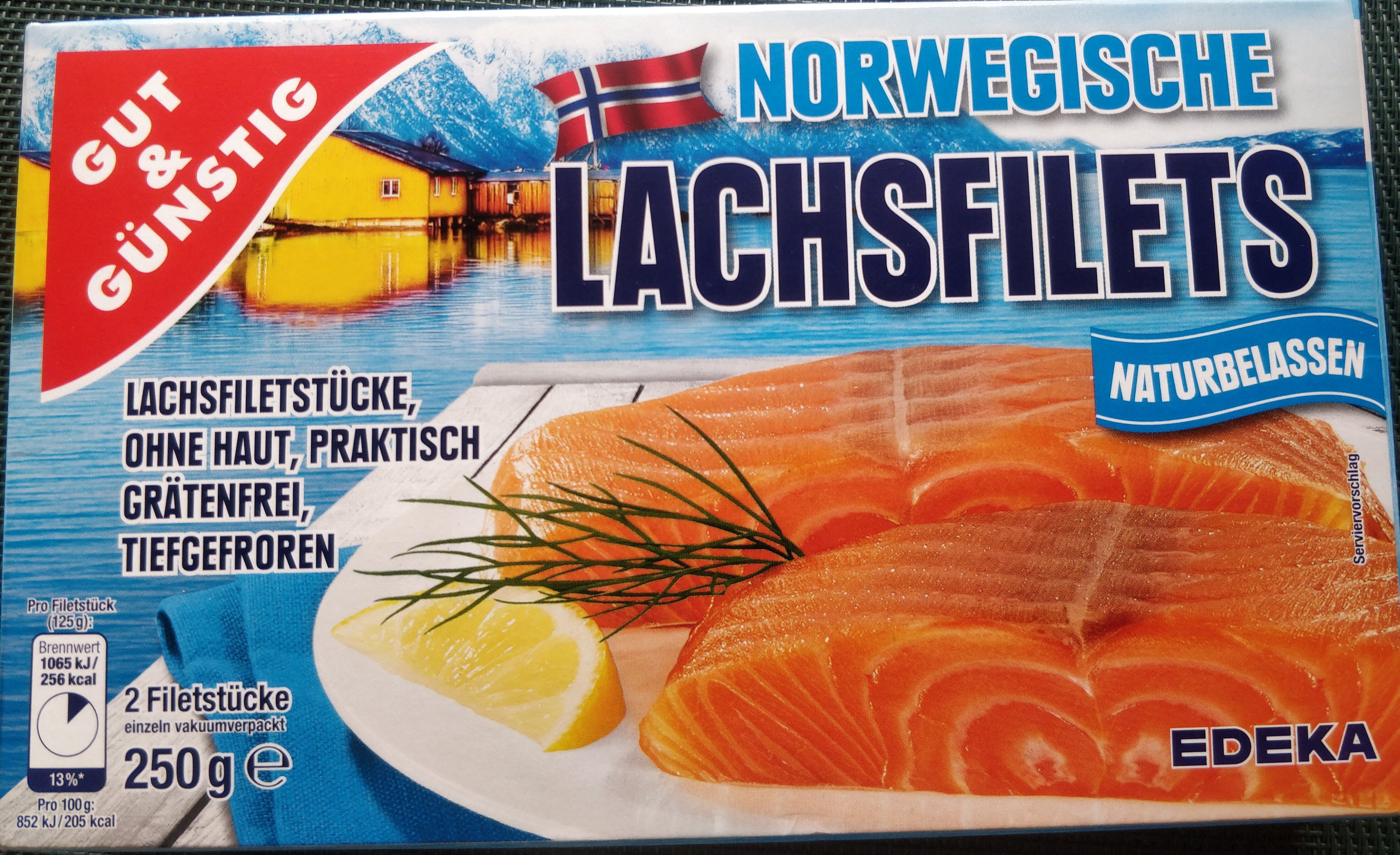 Norwegische Lachsfilets - Produkt