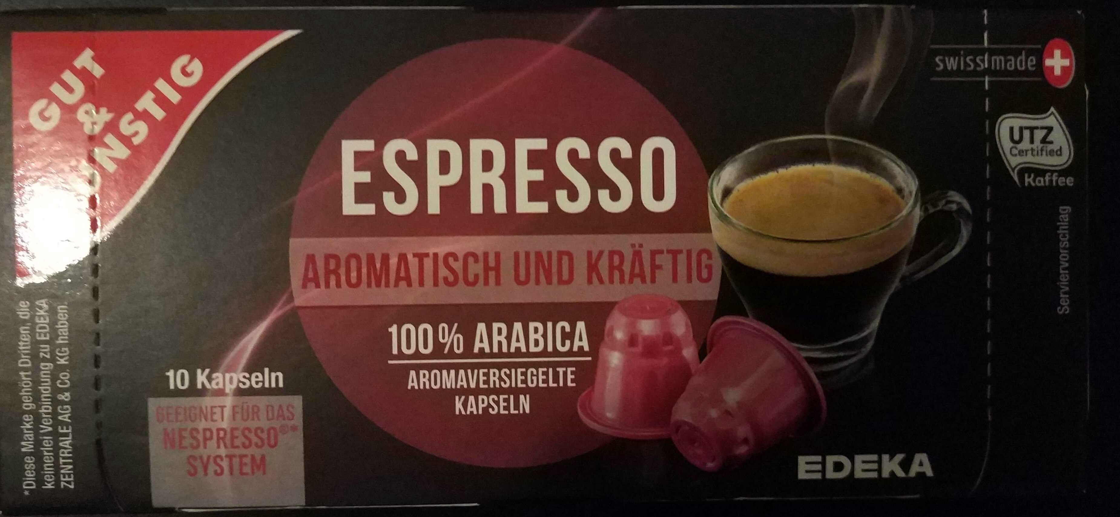 Espresso - Produkt