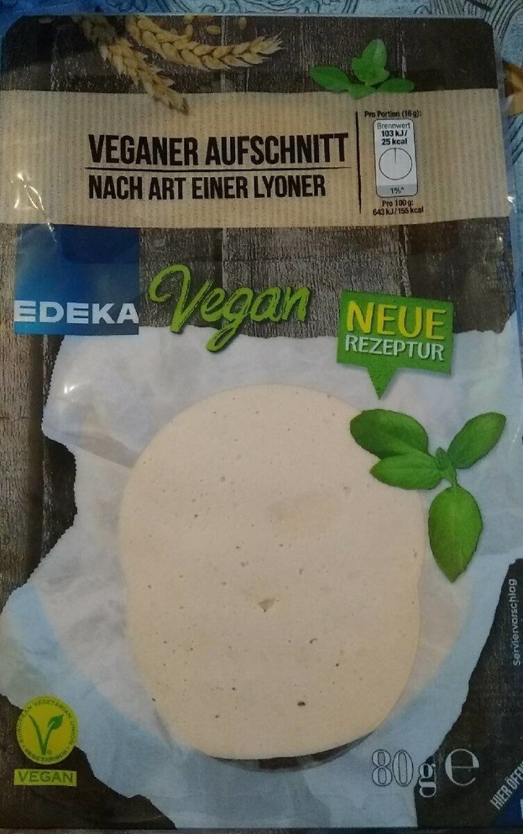 Veganer Aufschnitt nach Art einer Lyoner - Produkt