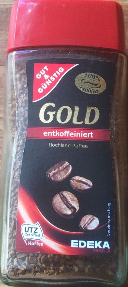 GOLD Hochland Kaffee entkoffeiniert - Produkt