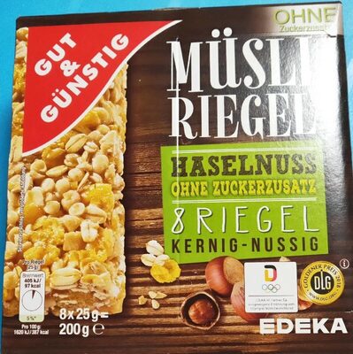 Müsli Riegel Haselnuss - Prodotto - de