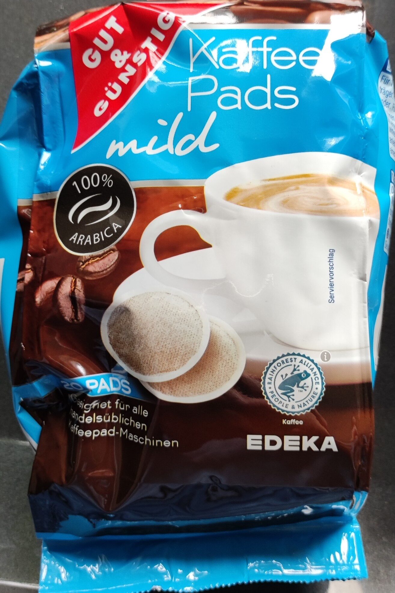 Kaffee Pads mild - Prodotto - de