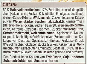 Schoko Müsli - Ingredients - de