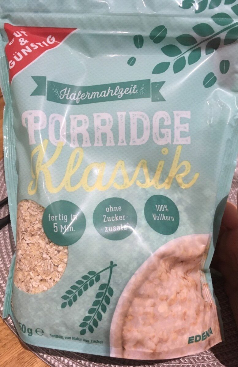 Hafermahlzeit Porridge Klassik - Produkt