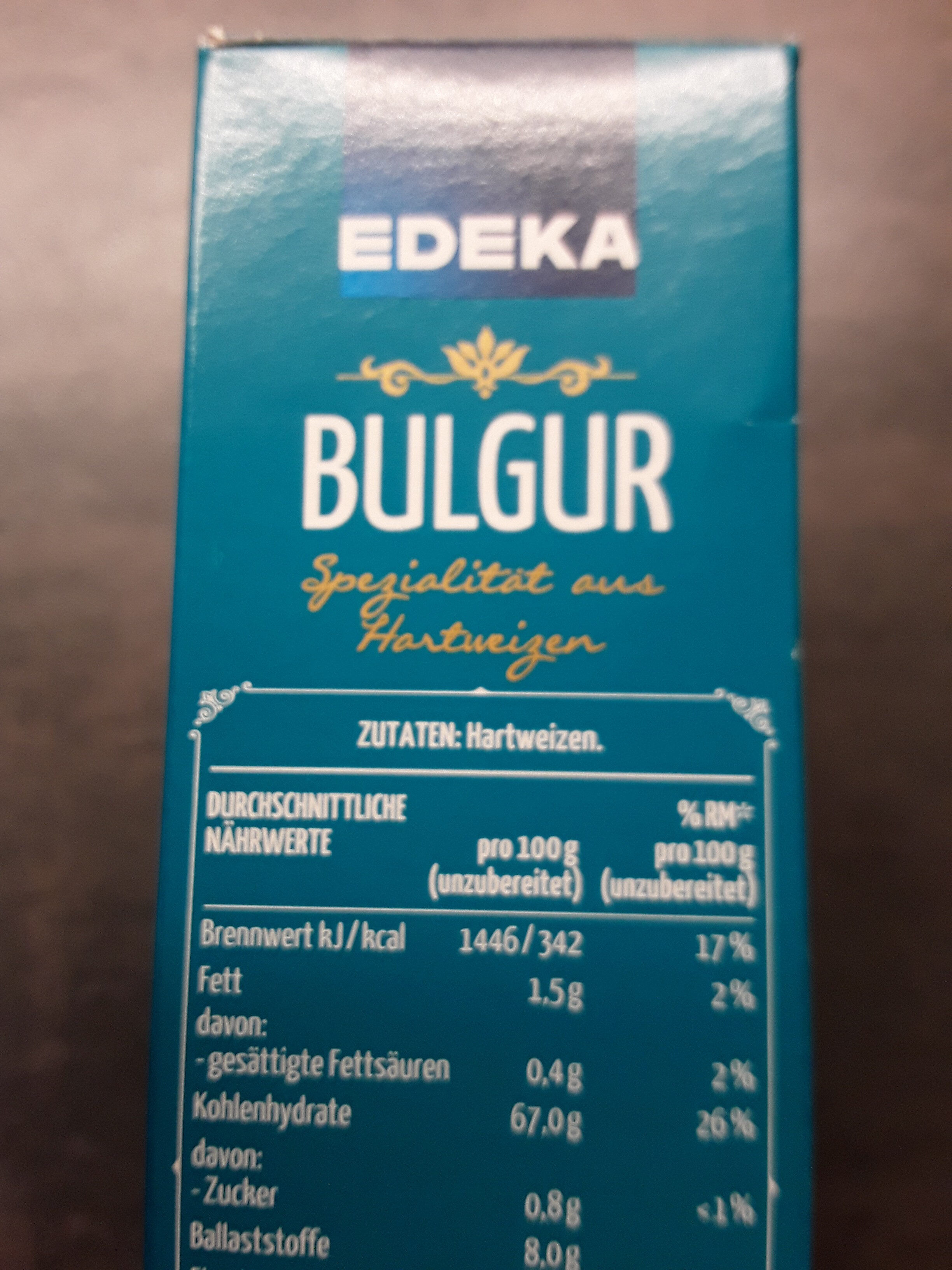 Bulgur - Zutaten