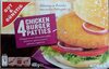 4 Chicken Burger Patties - Producte
