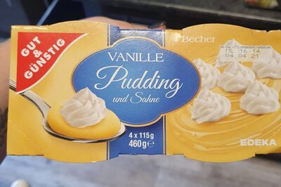 Vanille Pudding und Sahne - Produkt