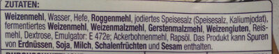 Brötchen: Knusper Kaiser - Ingredienser - de