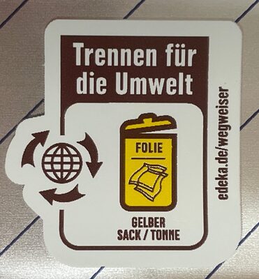 Block-Schokolade - Recycling instructions and/or packaging information