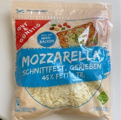 Mozzarella Schnittfest Gerieben - Produkt