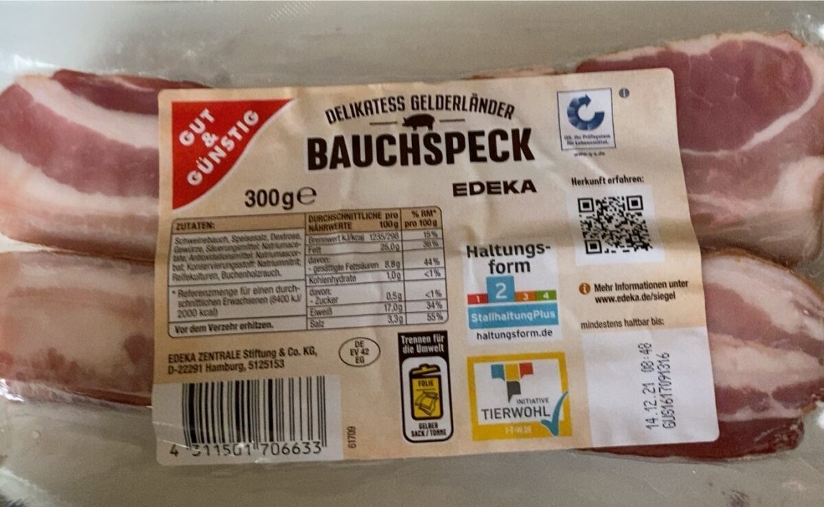 Bauchspeck - Produkt