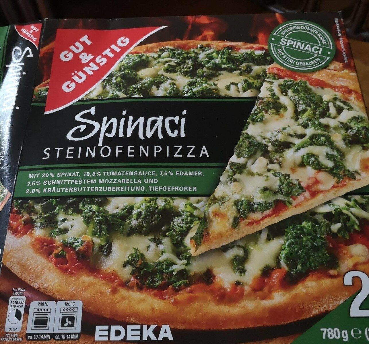 Gut und günstig Pizza Spinazi - Producto - en