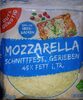 Mozzarella, gerieben - نتاج