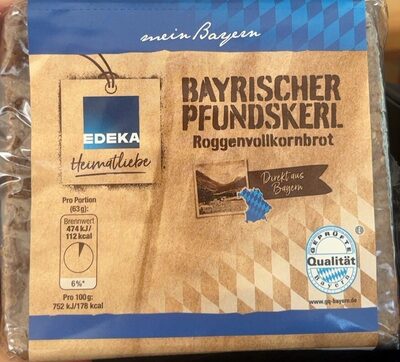 Bayerischer Pfundskerl Roggenvollkornbrot - Produit - de