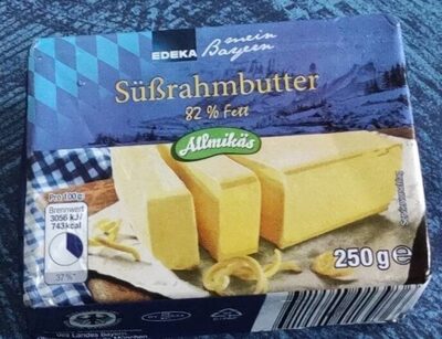 Butter  Süßrahm - Produkt
