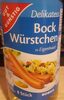 Bockwurst Delikatess Bock Würstchen in Eigenhaut - Produkt