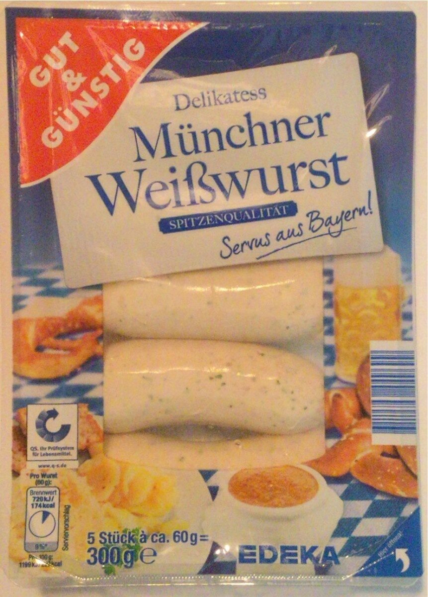 Münchner Weißwurst - Produit - de